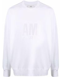 Ami Paris - Sweatshirt mit Logo-Print - Lyst