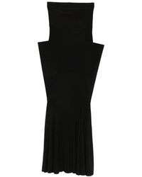 Norma Kamali - Strapless Wing-Detail Fishtail Gown - Lyst