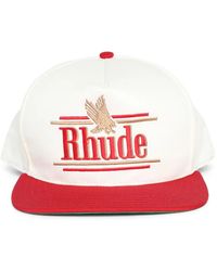 Rhude - Rossa Cap With Embroidered Logo - Lyst