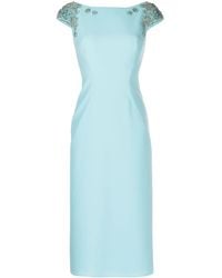 Jenny Packham - Sequin-embellished Midi Dress - Lyst