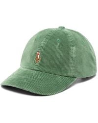 Polo Ralph Lauren - Logo-Embroidered Corduroy Baseball Cap - Lyst