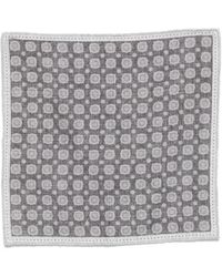 Eleventy - Geometric-Pattern Pocket Square - Lyst