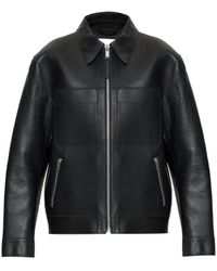 Samsøe & Samsøe - Chaqueta De Cuero Sastevie - Lyst