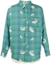424 - Camisa a cuadros - Lyst