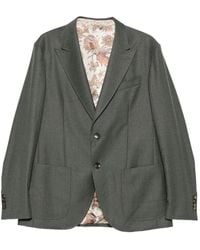 Etro - Traje Con Botones Y Solapa De Pico - Lyst