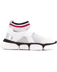 Moncler Baktha Knit Sneakers - White