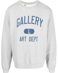 GALLERY DEPT. - Logo-print Cotton Crew-neck Sweatshirt - Lyst