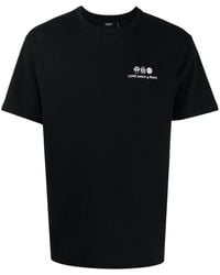 FIVE CM - Embroidered Slogan Cotton T-shirt - Lyst