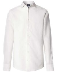 Hackett - Kent-Collar French-Placket Shirt - Lyst