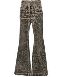 Rick Owens - Vaqueros bootcut con botones - Lyst