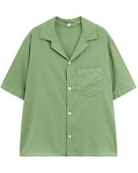 Aspesi - Chemise Boutonnée À Manches Courtes - Lyst