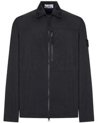 Stone Island - Compass-Motif Zip-Up Jacket - Lyst