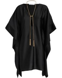 SIMONA CORSELLINI - Satin Midi Dress - Lyst