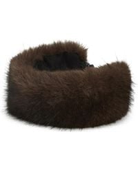 Apparis - Eleni Faux-Fur Headband - Lyst