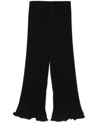 Melitta Baumeister - Plissé Cropped Trousers - Lyst