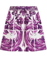Dolce & Gabbana - Katoenen Shorts - Lyst