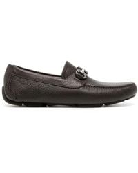 Ferragamo - Mocassins À Plaque Gancini - Lyst