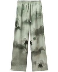 Stella McCartney - Horse-Print Palazzo Trousers - Lyst