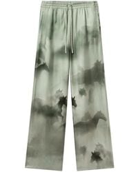 Stella McCartney - Horse-Print Palazzo Trousers - Lyst