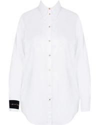Maison Close - Logo-Patch Cotton Poplin Shirt - Lyst