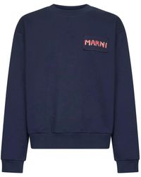 Marni - Trui Met Geborduurd Logo - Lyst