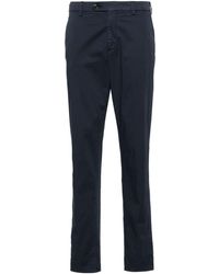 Lardini - Pantalones chinos ajustados de talle medio - Lyst