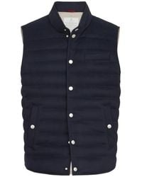 Brunello Cucinelli - Gilet Léger En Cachemire - Lyst