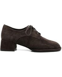 ADRIANNA FERETTI - Suede Derby Shoes - Lyst