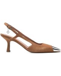 Maje - Suede Pumps - Lyst