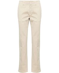 Incotex - Mid-rise Stretch-cotton Straight-leg Trousers - Lyst