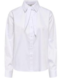 Jacqueline De Yong - Willow Tie-Neck Shirt - Lyst
