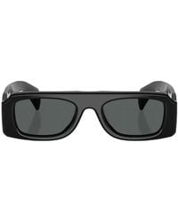 Oliver Peoples - Edition 4 Rectangle-Frame Sunglasses - Lyst
