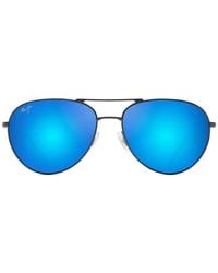 Maui Jim - Walaka Pilot-Frame Sunglasses - Lyst