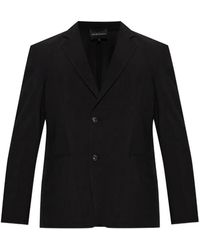 Emporio Armani - Double-Vent Blazer - Lyst