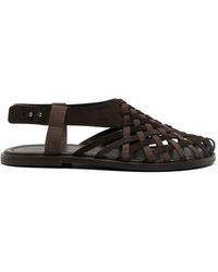 Giorgio Armani - Sandales À Brides Tressées - Lyst