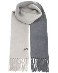 Jacquemus - The Moisson Logo-Embroidered Fringed Scarf - Lyst