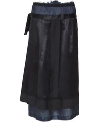 Maison Margiela - Layered Midi Skirt - Lyst