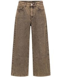 Moorer - Acid-Wash Wide-Leg Jeans - Lyst