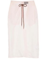 Simone Rocha - Sheer Frayed Column Midi Skirt - Lyst