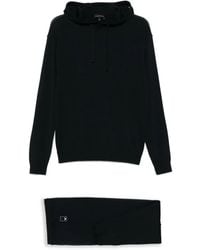 Emporio Armani - バージンウール パンツ&パーカー セット - Lyst
