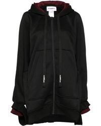 Melitta Baumeister - Longline Zip-Up Hoodie - Lyst