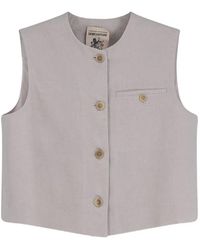 Semicouture - Chaleco Jenelle Con Botones - Lyst