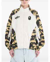 A Bathing Ape - 1St Camo Stand-Collar Track Jacket - Lyst