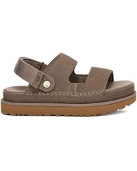 UGG - Goldenstar Glide Leather Flat Sandals - Lyst