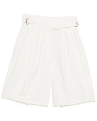 Bode - Closerie Scallop Shorts - Lyst