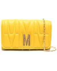 Moschino - Logo-quilted Crossbody Bag - Lyst