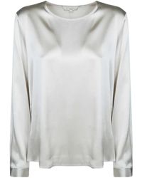 Antonelli - Satin-Finish Long-Sleeve T-Shirt - Lyst