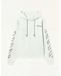 Off-White c/o Virgil Abloh - Type Arrow Diagonal Printed Hoodie - Lyst