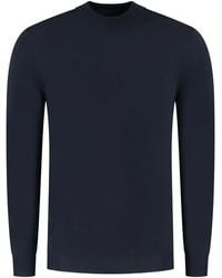 Zanone - Round-Neck Long-Sleeved Sweater - Lyst