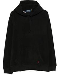 Polo Ralph Lauren - Logo-Embroidered Fleece Hoodie - Lyst